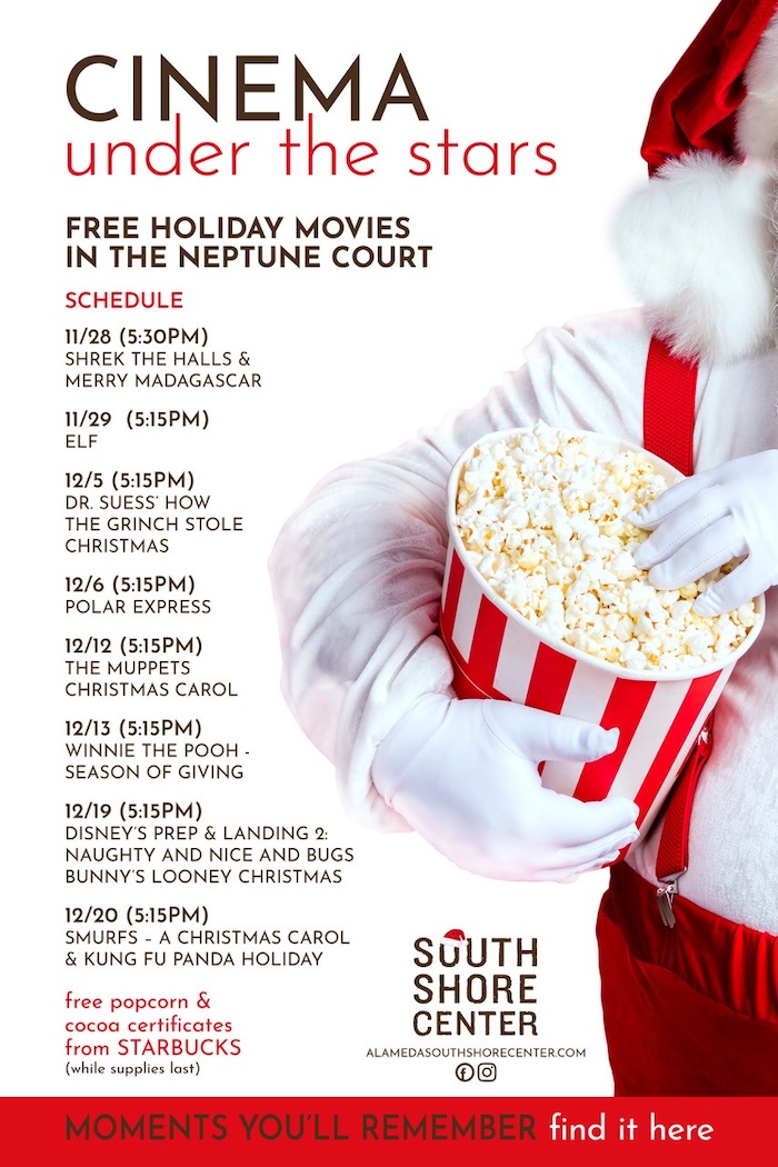showtimes for alameda southshore christmas movies 2025