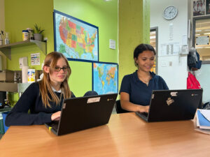 EBI Middle School students