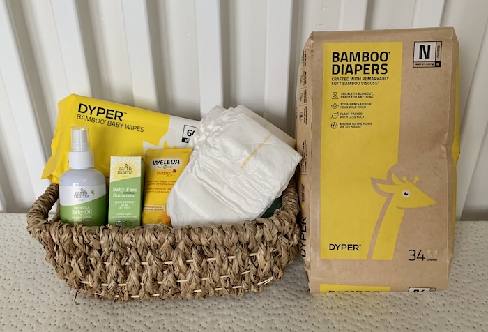 diapers, wipes, and other earth-friendly baby products