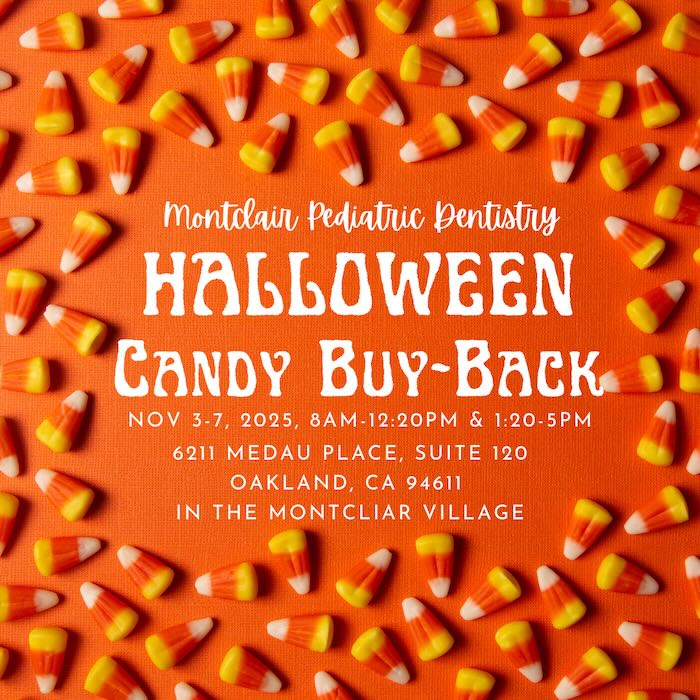 halloween candy buyback at Montclair Pediatric Dentist November 2025