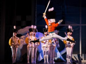 nutcracker ballet leaping dancer