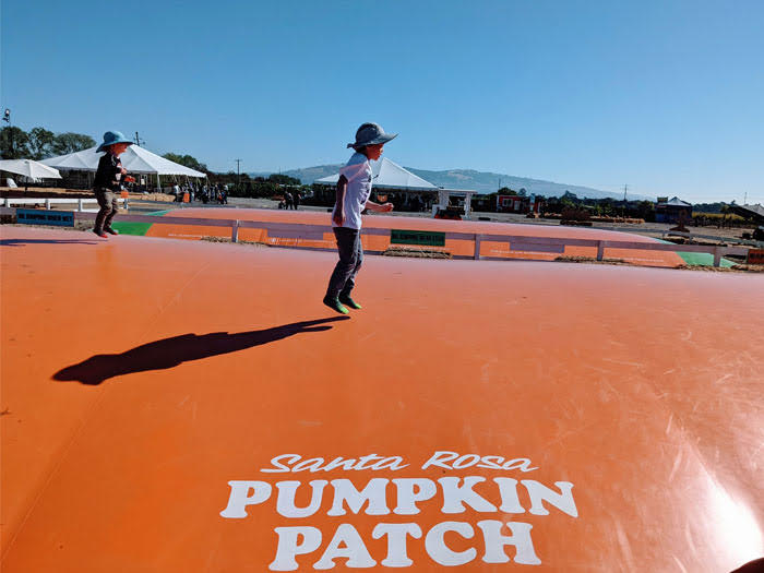Jumpy pillows at Santa Rosa Pumpkin Patch