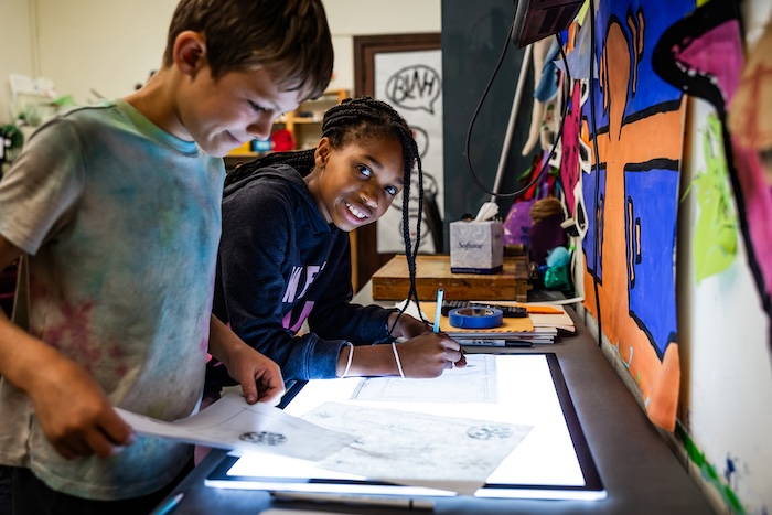 Aurora School students, photo provided by Aurora staff