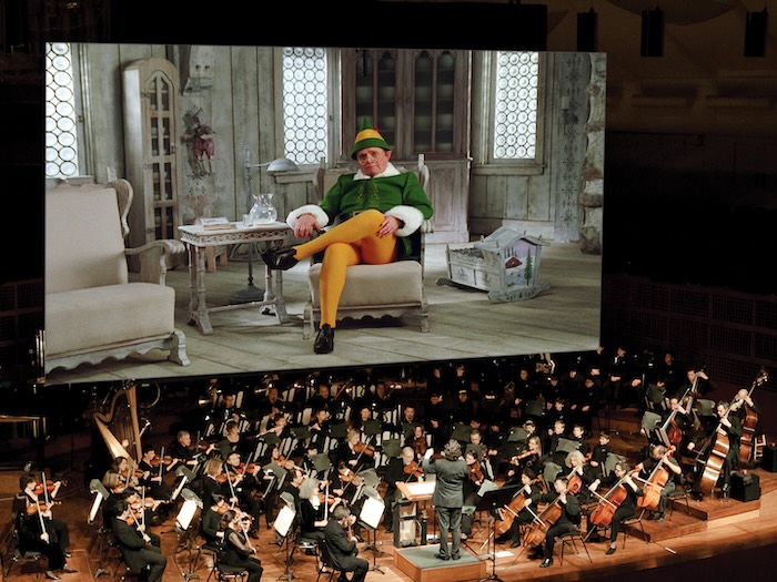 mockup of Elf movie—In Concert at sf symphony
