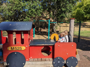 Train at Glendale La Loma Park