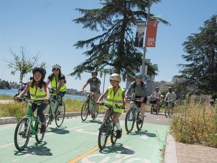 East Bay Kidical Mass bike ride