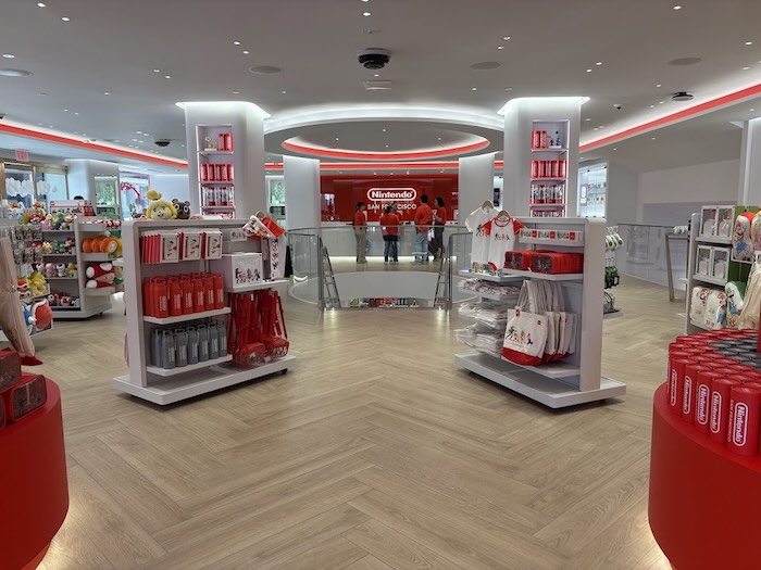 Nintendo Store San Francisco first floor wide shot