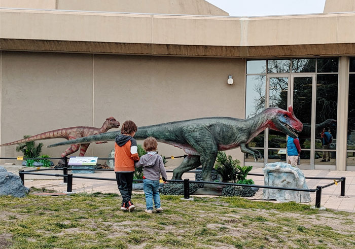 Dinosaur Lookout at The Lawrence Hall of Science