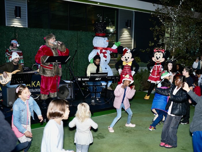 After Tree Lighting, groove to the festive sounds of Santa Solas and his band, the Jingle Funk All Stars