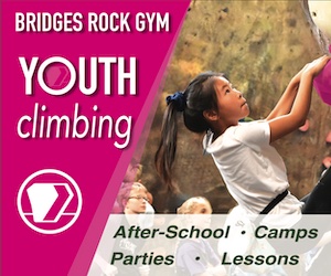 Bridges Rock Gym Ad