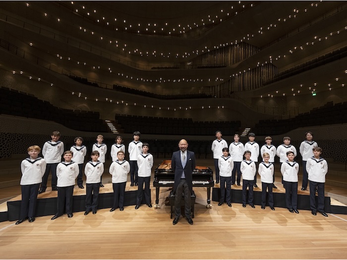 vienna boys choir on a stage