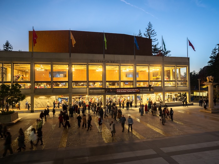 Cal performances zellerbach hall from the exterior