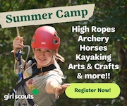 Girl Scout Camp Ad
