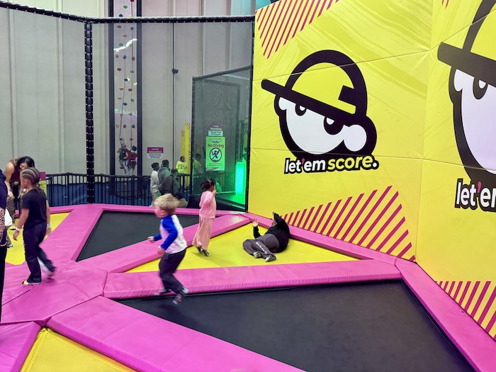 Urban air kids zone trampoline for 7 and under