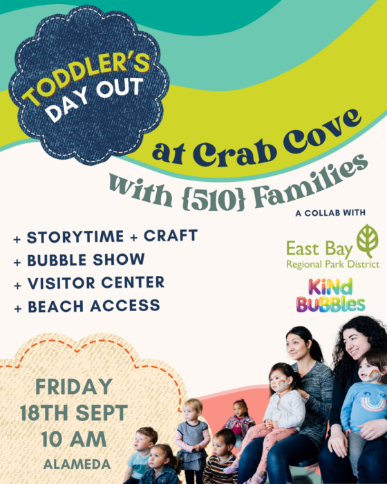 crab cove event for toddlers and preschoolers includes sea creatures and bubbles
