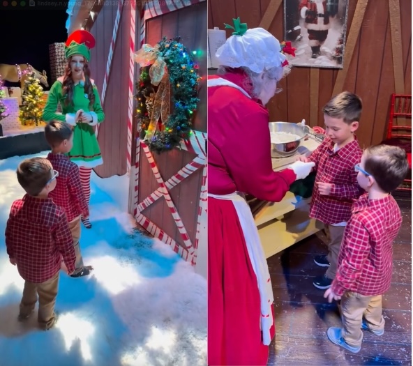 From Fantasy Forum Instagram, A Visit to the North Pole