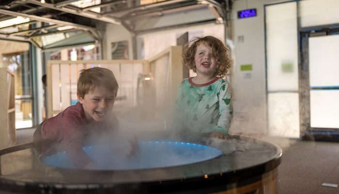 Fog Exhibit for Kids at Curiodyssey