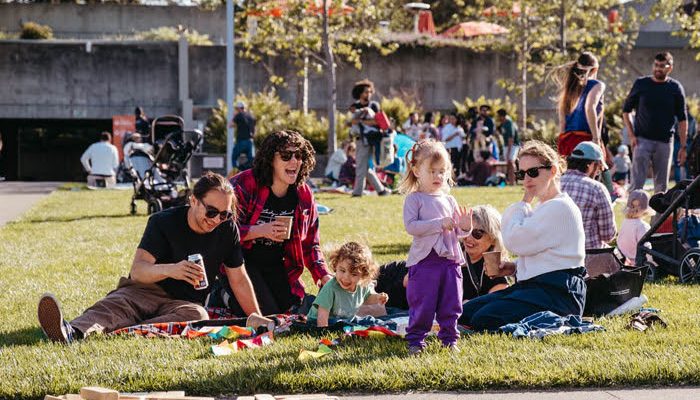 Spread out your picnic blanket and bask in the glow of Friday Nights at OMCA. Photo credit: Christine Cueto